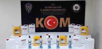 Elazığ'da 190 Litre Kaçak Etil Alkol Ele Geçirildi