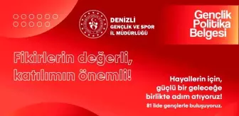 Denizli'de Gençlik Politika Belgesi Vizyon Çalıştayı 19 Aralık'ta Düzenlenecek