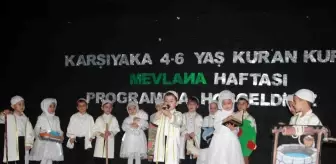 Ordu'da Kur'an Kursu Öğrencileri 'Mevlana Haftası' Etkinliğinde Sahne Aldı