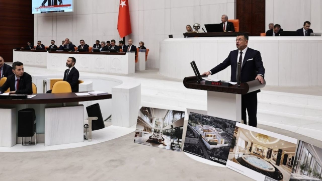 The house of AK Party member Osman Gökçek, which was also brought to the Parliament's agenda, was photographed