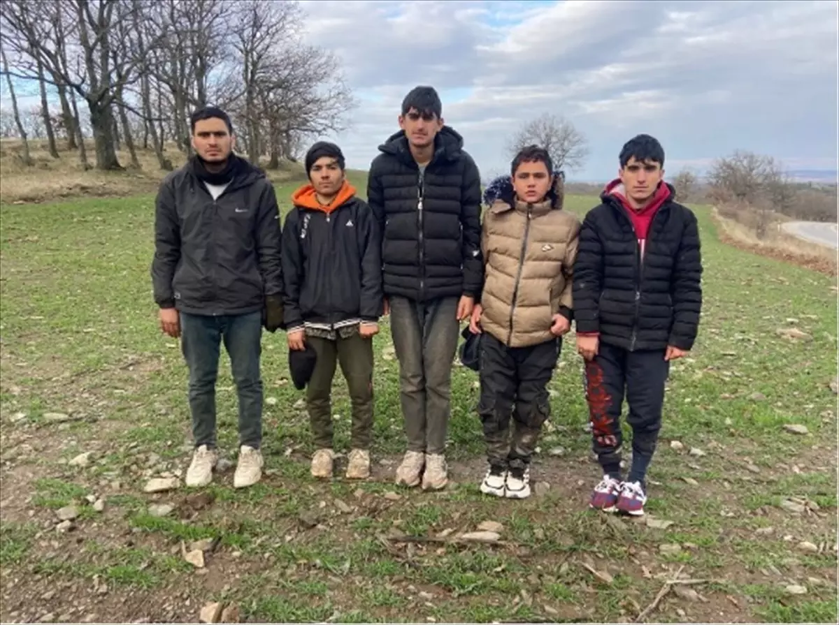 Kırklareli'nde 132 Düzensiz Göçmen Yakalandı