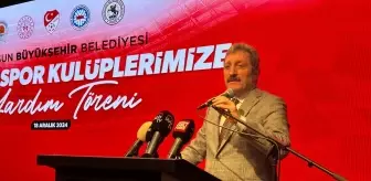 Samsun Büyükşehir Belediyesinden 282 amatör spor kulübüne 8 milyon liralık yardım