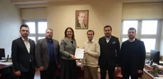 AK Parti Edirne İl Başkanlığına seçilen İba, mazbatasını aldı