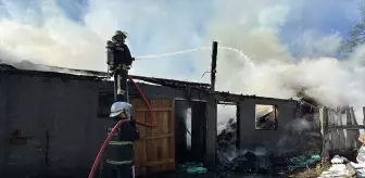 Bolu'da Ahırda Çıkan Yangın 3 Hayvanın Telefiyle Sonuçlandı