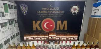 Bursa'da Sahte Alkol Operasyonu: 5 Bin 740 Şişe Ele Geçirildi