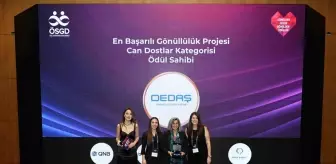 OEDAŞ, 'Can Dostlar' Projesi ile Gönülden Ödül Kazandı