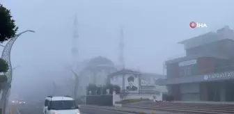 Tekirdağ'da Yoğun Sis Etkili Olmaya Devam Ediyor