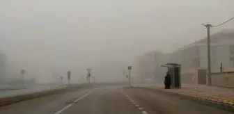 İnegöl'de Yoğun Sis Trafiği Olumsuz Etkiledi