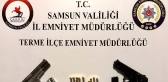 Samsun'da Ruhsatsız Tabanca Operasyonu: İki Kişi Gözaltına Alındı