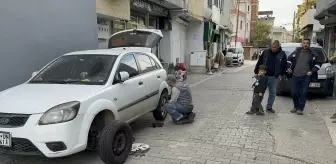 Yüreğir'de Lastik Kesme Olayında İki Şüpheli Gözaltında