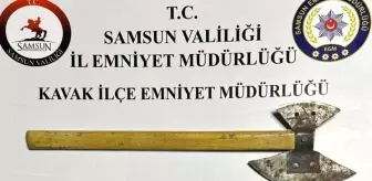 Samsun'da Uyuşturucu Operasyonu: Pala ve Balta Ele Geçirildi