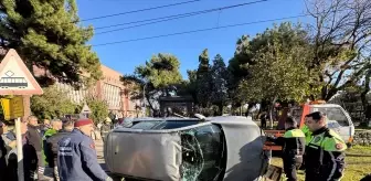 Samsun'da Trafik Kazası Tramvay Seferlerini Aksattı