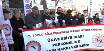 Üniversite İdari Personeli Tayin Sorunu İçin Mücadeleye Devam Ediyor