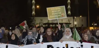 Ankara'da İsrail'in Saldırılarına Protesto Yürüyüşü