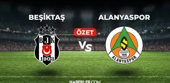 Beşiktaş Alanyaspor maç özeti ve golleri izle! (VİDEO) Beşiktaş Alanyaspor geniş özeti! Golleri kim attı, maç kaç kaç bitti?