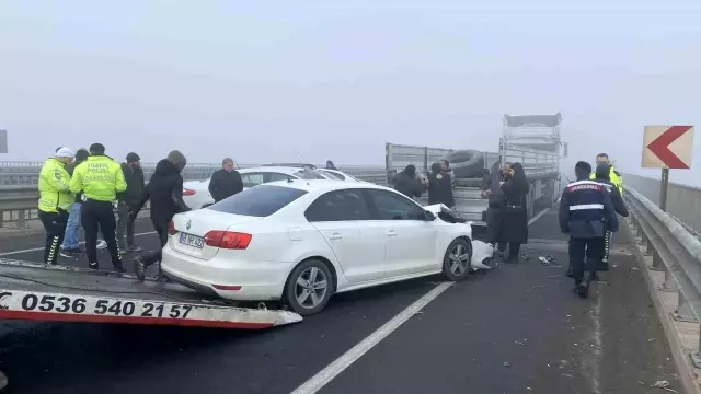 A chain collision involving 13 vehicles in Diyarbakır! Many injured