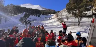 Palandöken'de Sporcuların Üzerine Çığ Düştü