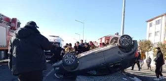 Kars'ta Trafik Kazası: 2 Yaralı