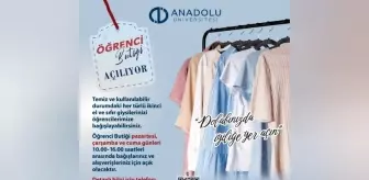 Anadolu Üniversitesi'nden İhtiyaç Sahibi Öğrencilere 'Öğrenci Butiği'