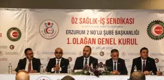 Oktay Bağaçlı Öz Sağlık-İş Sendikası Erzurum 2 No'lu Şube Başkanlığına Seçildi