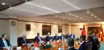 TBMM Başkanı Numan Kurtulmuş, Kuzey Makedonya Başbakanı ile Görüştü