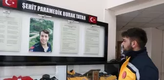 Afrin şehidi paramedik Burak Tatar'ın adı ve hatıraları Erzurum'da yaşatılıyor