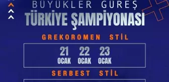 Büyükler Güreş Türkiye Şampiyonası 2025'te Ankara'da Yapılacak