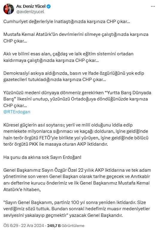 The response of the AK Party to CHP Spokesperson's 'clown' statement was very harsh