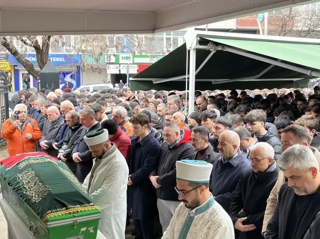 Heartbreaking image at the funeral of the national judoka who lost his life due to the avalanche