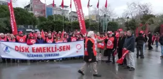 Emekli-Sen'den Asgari Ücret ve Emekli Maaşları İçin Kartal Meydanı'nda Eylem