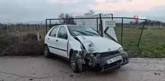 Hapşıran Sürücü Kontrolden Çıktı: 2 Yaralı