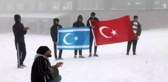 Iraklı Türkmenler Erciyes'te İlk Defa Karla Buluştu