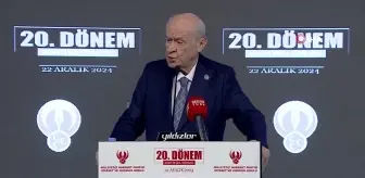 MHP Genel Başkanı Bahçeli, Siyaset ve Liderlik Okulu'nun 20. Dönem Sertifika Töreni'nde konuştu