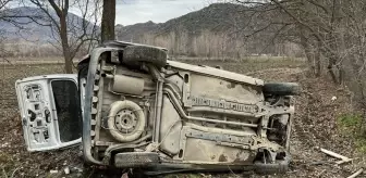 Tokat'ta Kamyonet Devrildi: 3 Yaralı