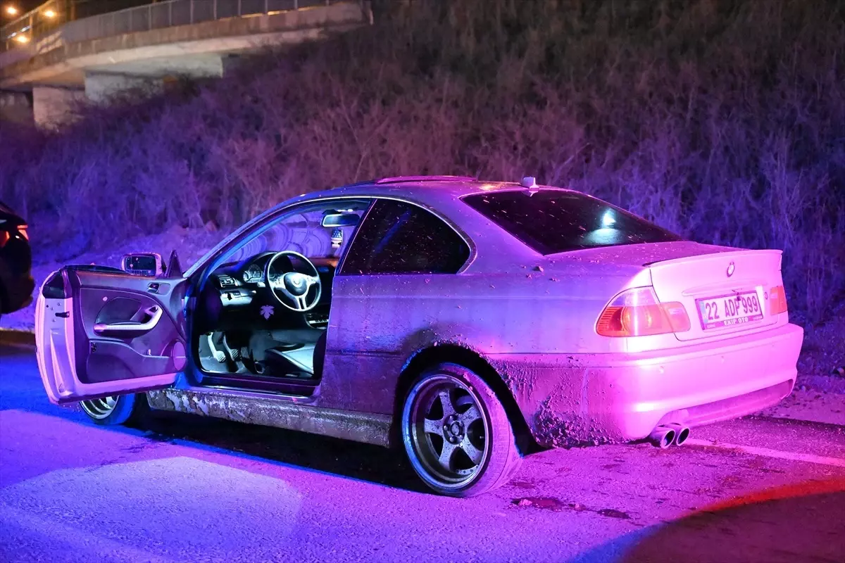 Edirne'de Polisin Dur İhtarı Sonrasında Kovalamaca