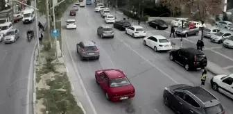 Kütahya'da 3 Ayrı Trafik Kazası Güvenlik Kamerasında