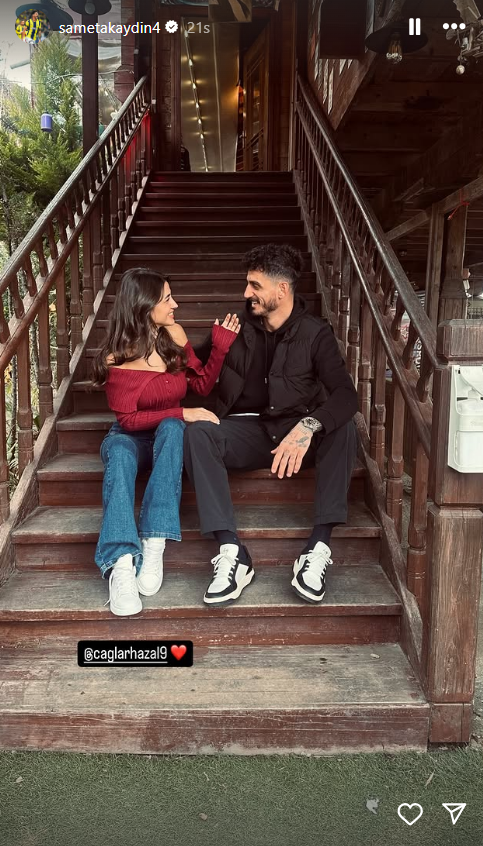 Samet Akaydın and Hazal Çağlar announced their love