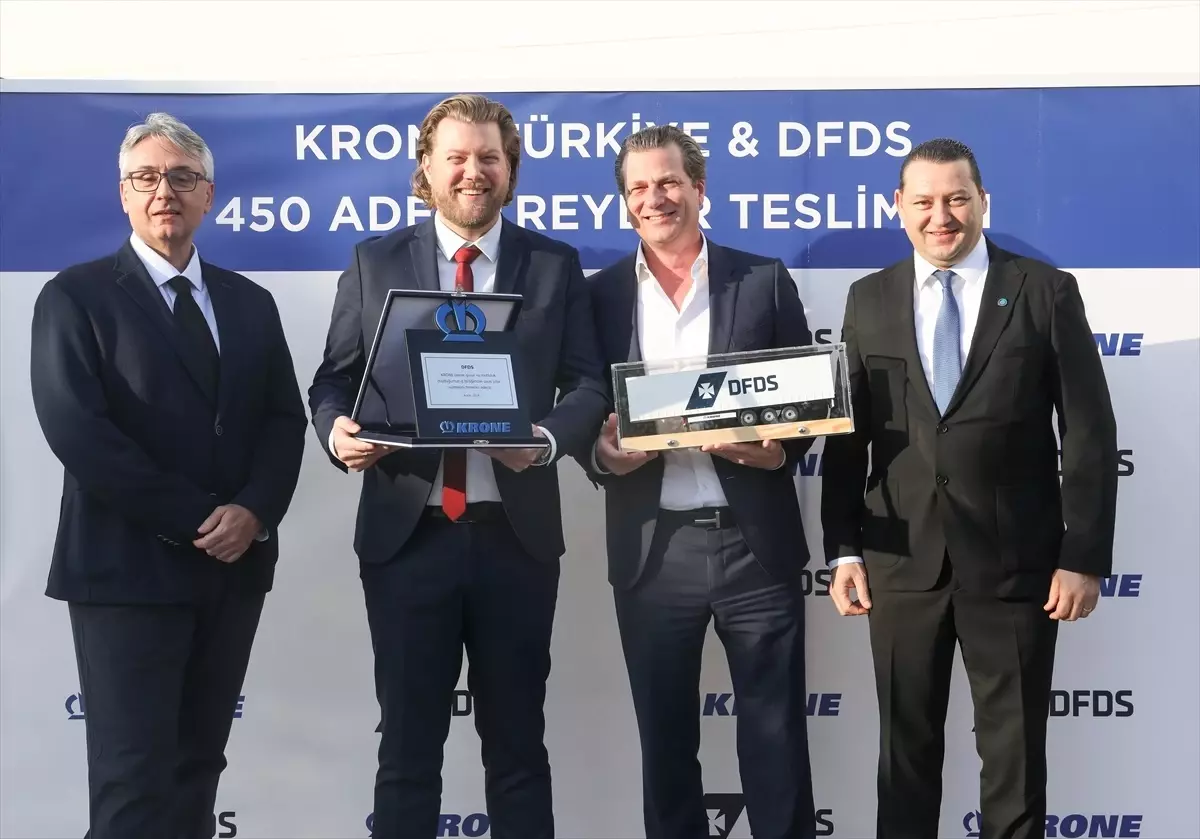 DFDS, KRONE ile Filosuna 450 Yeni Treyler Ekledi