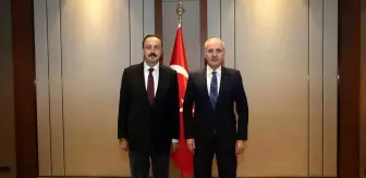 TBMM Başkanı Numan Kurtulmuş, Kuzey Makedonya'da Büyükelçiliği Ziyaret Etti