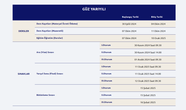 ATA AÖF final sınavları ne zaman?