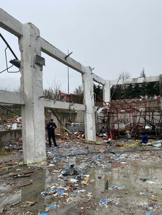 The damage caused by the explosion in Balıkesir was captured