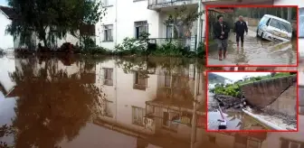 Bodrum'da sağanak, hayatı felç etti! Yollar göle döndü, evleri su bastı