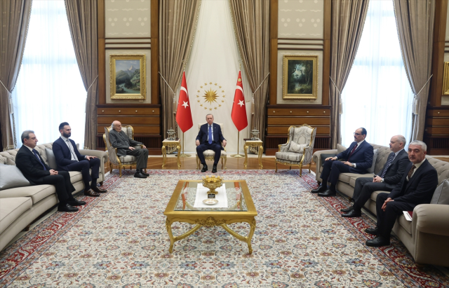 President Erdoğan received the Druze leader of Lebanon, Walid Jumblatt