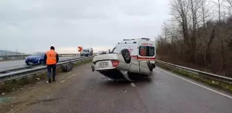 Zonguldak'ta Trafik Kazası: 3 Yaralı