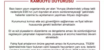 Et fiyatlarının artışına ilişkin ESK'dan açıklama yapıldı