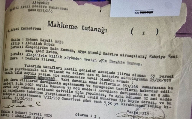 The Title Deed Case in Manisa Lasting 71 Years Has Concluded