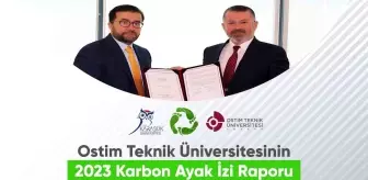 Karabük Üniversitesi'nden Ostim Teknik Üniversitesi'ne Karbon Ayak İzi Raporu