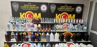 Adana'da 399 Litre Sahte İçki Ele Geçirildi, 8 Gözaltı