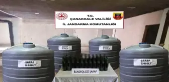 Çanakkale'de 22 Bin 275 Litre Kaçak İçki Ele Geçirildi