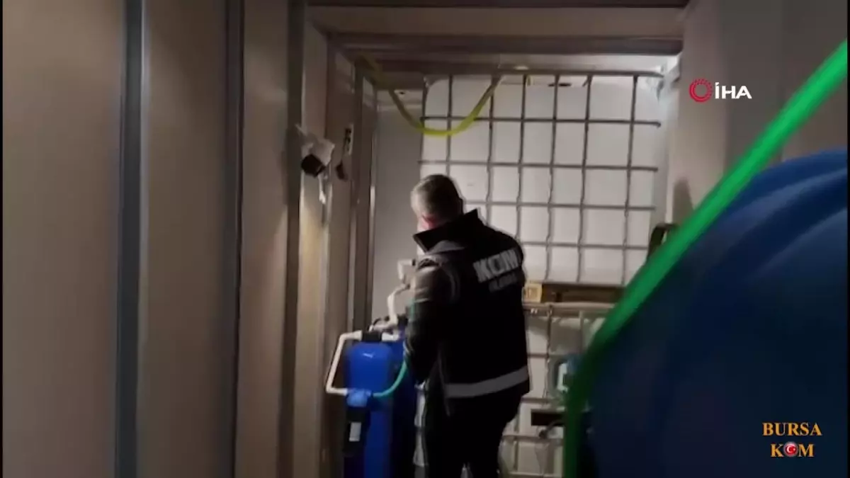 Bursa'da Sahte İçecek Operasyonu: 7 Tutuklama